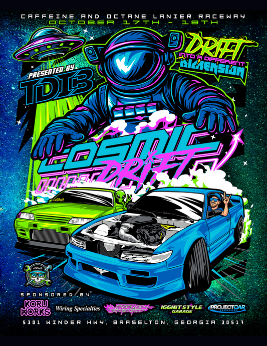 COSMIC DRIFT presented by That Dude In Blue - Caffeine & Octane Lanier Raceway