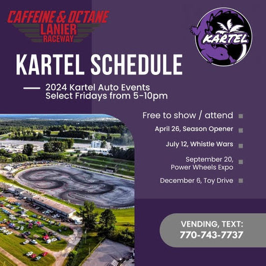 KARTEL FRIDAY NIGHT MEET - Caffeine and Octane Lanier Raceway